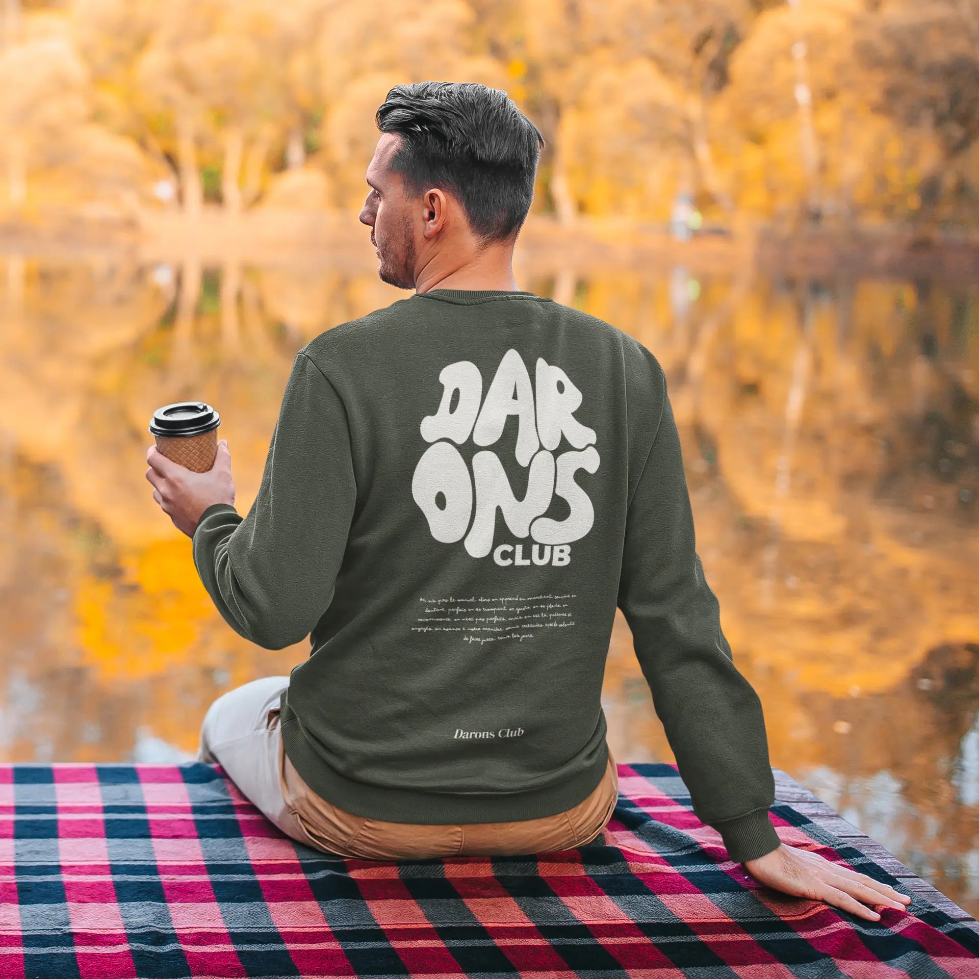 Sweat homme - Darons Club - Bubble
