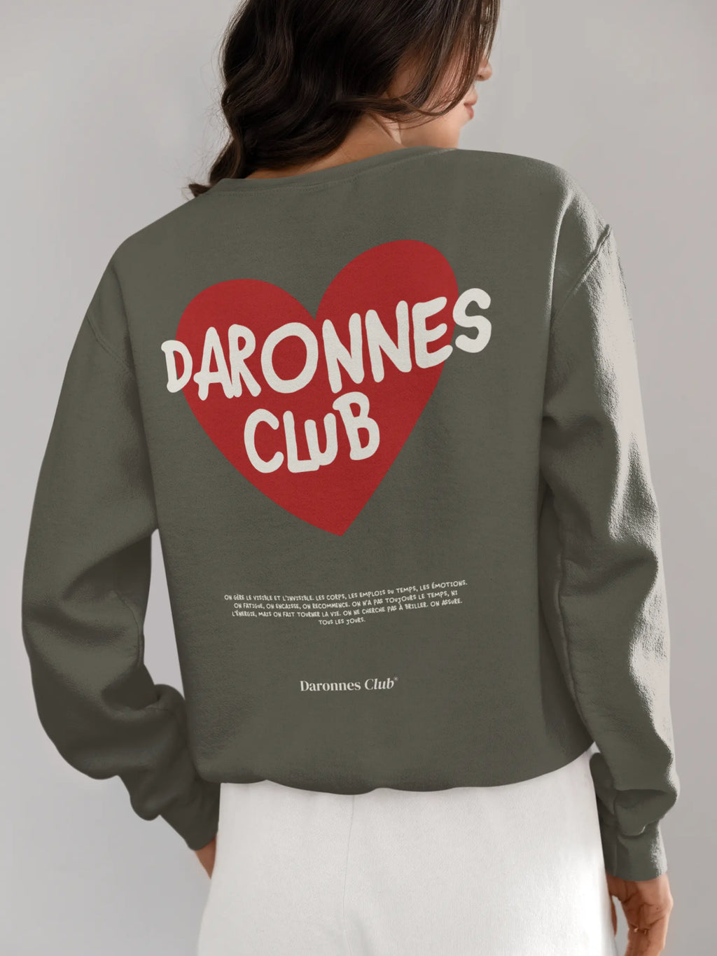 Sweat femme - Daronnes Club - Coeur Rouge