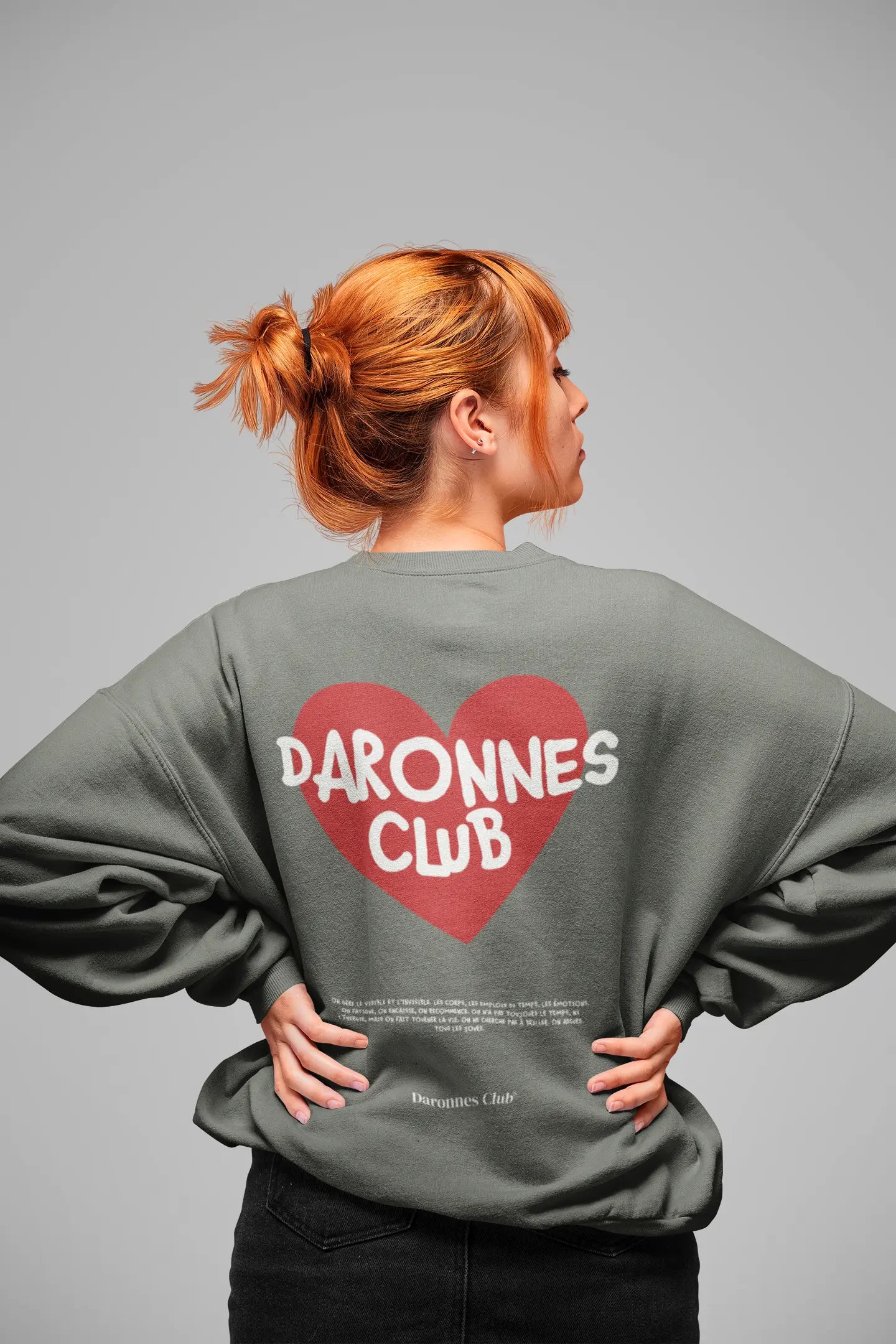 Sweat femme - Daronnes Club - Coeur Rouge