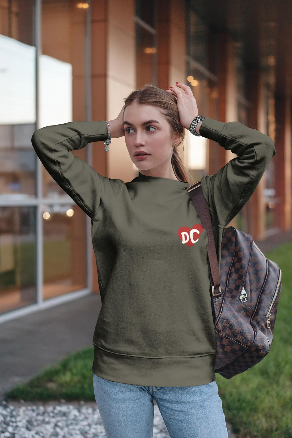Sweat femme - Daronnes Club - Coeur Rouge