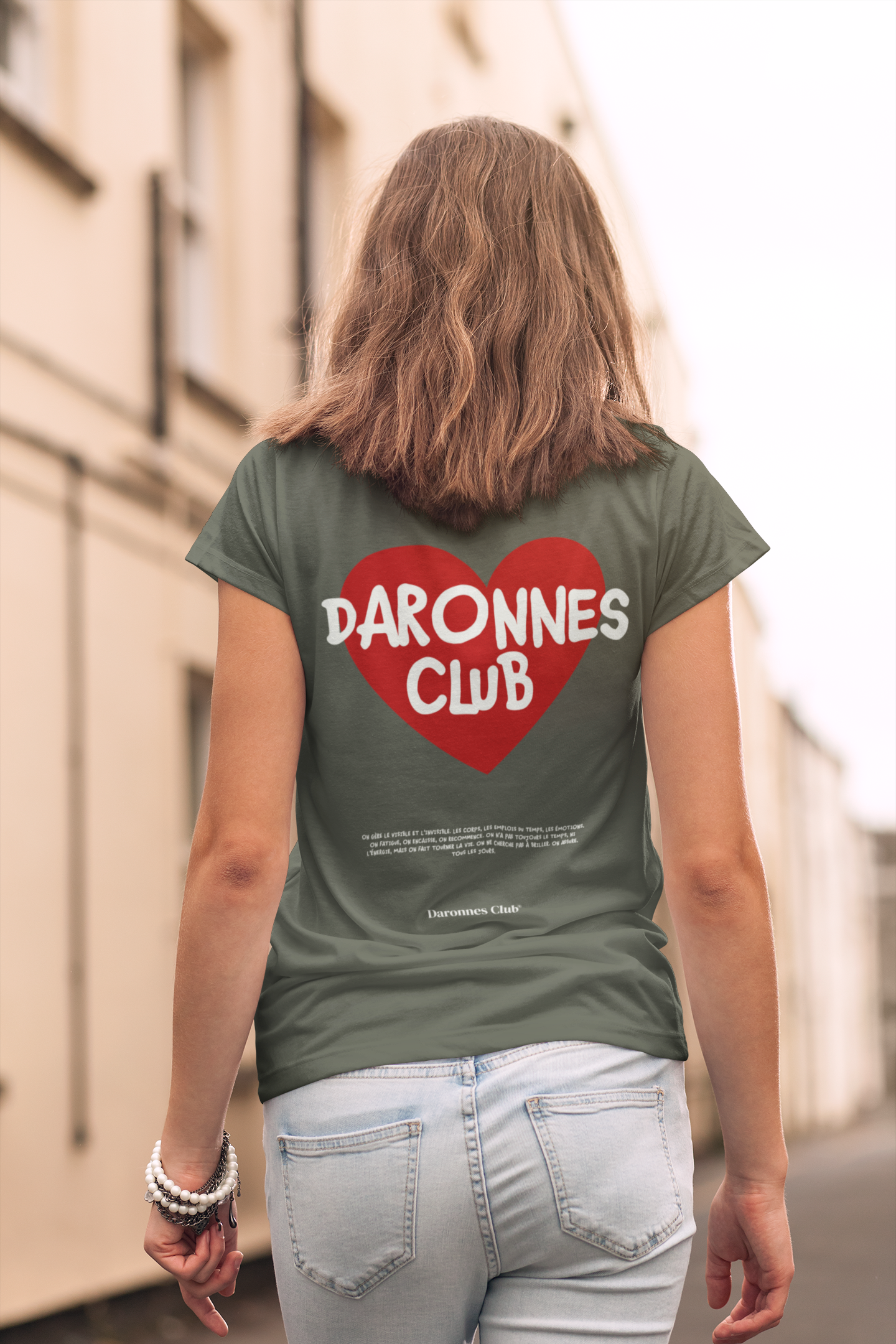 T-shirt femme - Daronnes Club - Cœur