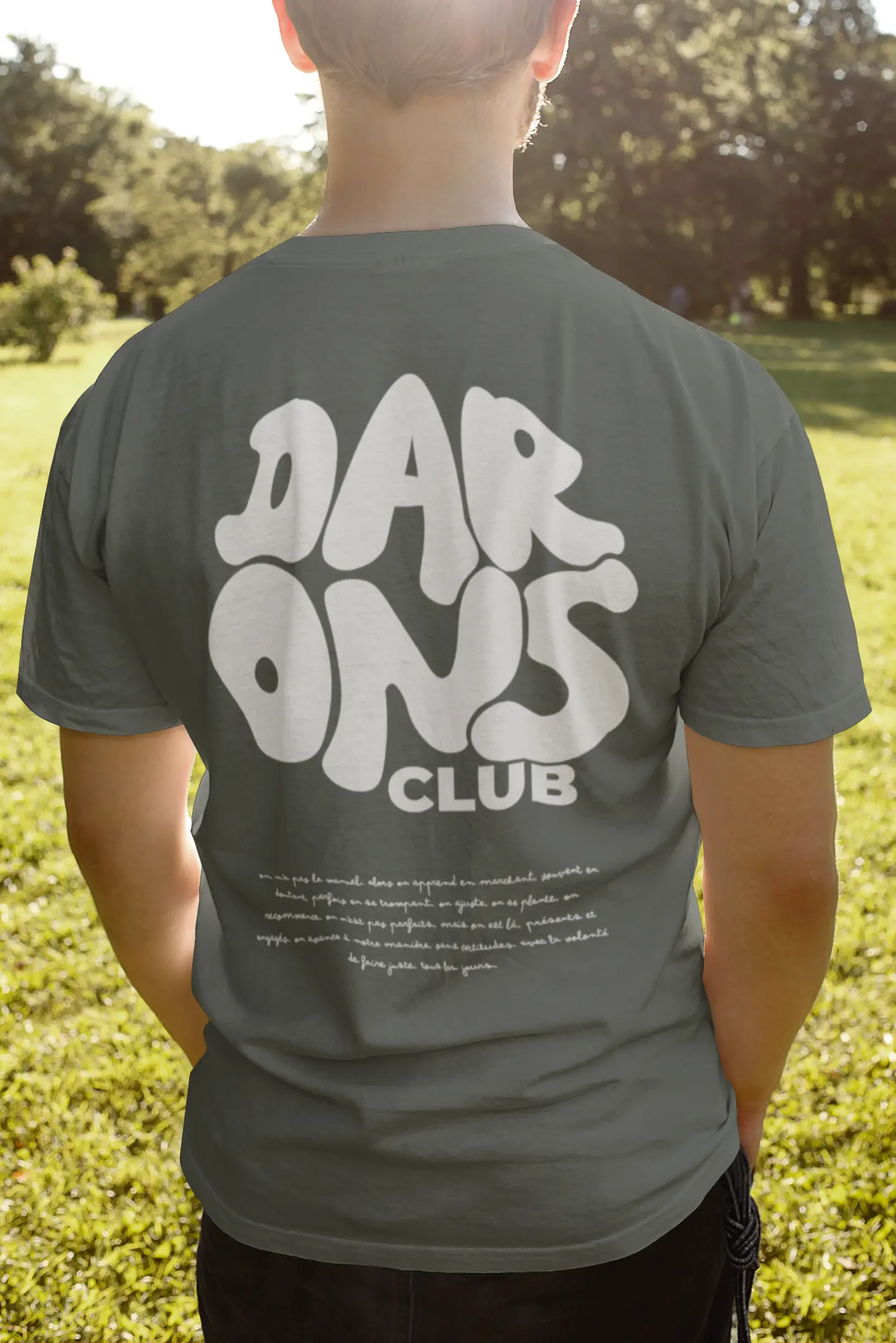 T-shirt homme - Darons Club - Bubble